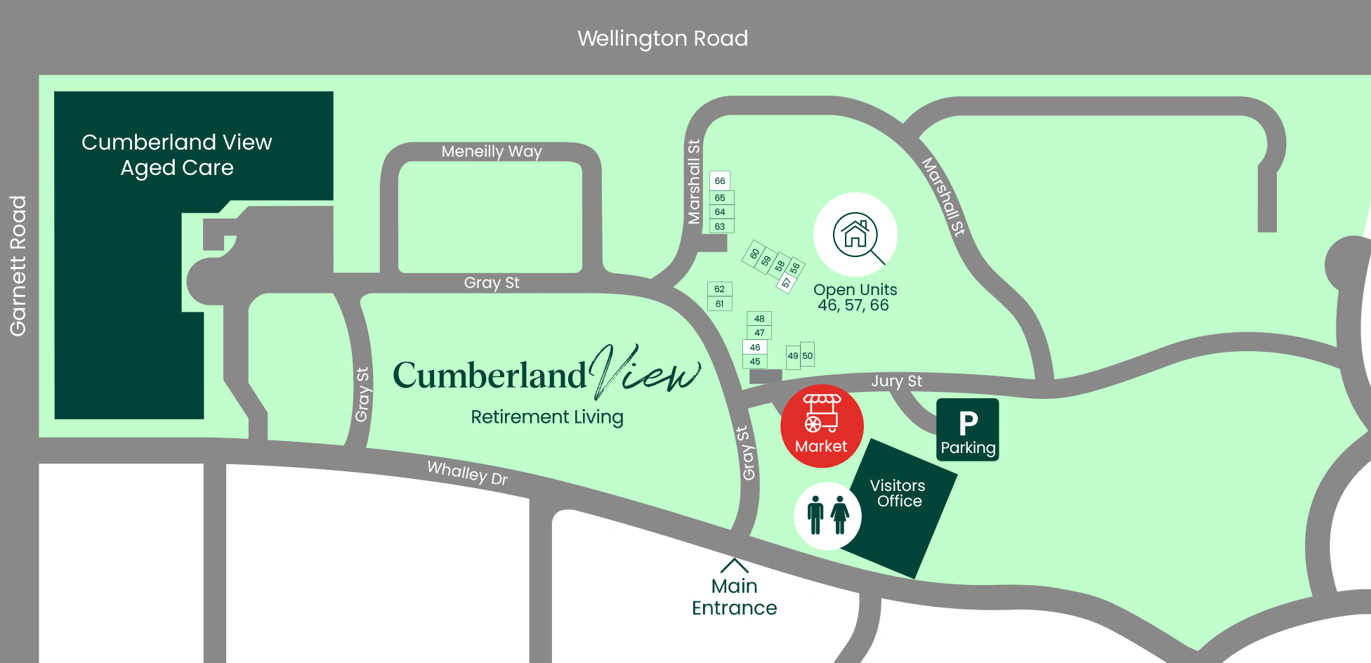 Cvrv Christmas Craft Market Map