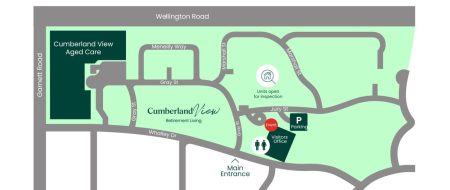 Cumberland View Map